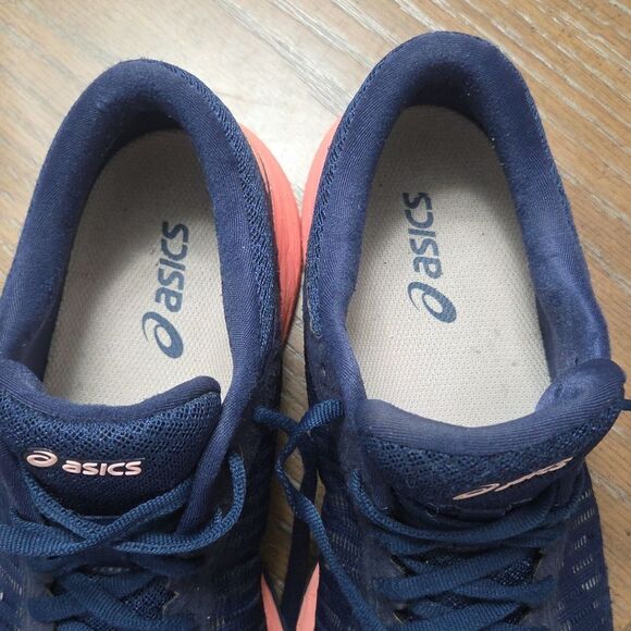 ASICS Women’s Dynaflyte 2 Running Sneakers Shoes Navy And Peach Sz 10M - Picture 10 of 10